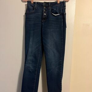Aeropostale High Rise Dark Wash Jeans